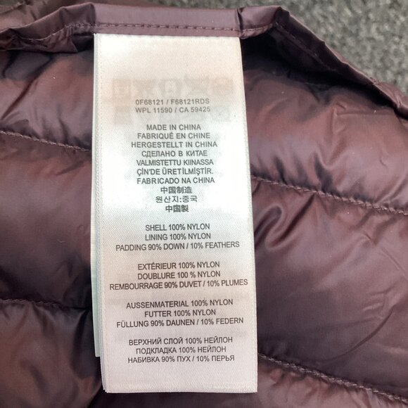 Tumi Down Quilted Womens M Puffer Vest Nylon Black - Picture 12 of 16